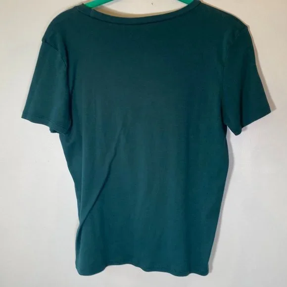 American Eagle Green Crew Neck T-Shirt - Picture 3 of 5